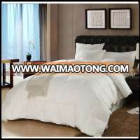 Factory fitted full size pure white goose feather duvet